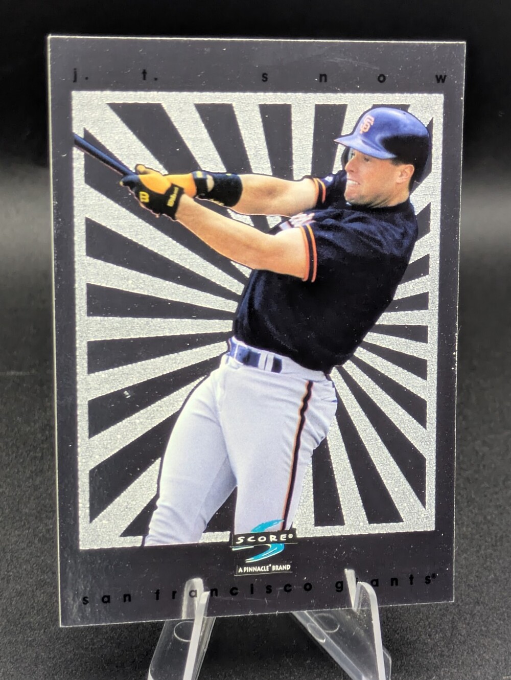 1997 Score Hobby Reserve Collection J.T. Snow Foil Card #HR365 Giants Parallel
